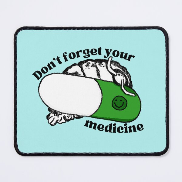 Item preview, Green Pill Isopod Don't Forget Your Medicine designed and sold by potterspatch.