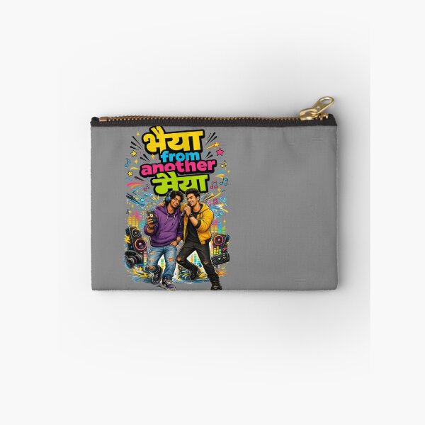 Item preview, Bhaiya from another Maiya - Music Lovers / Musicians | Quirky Hindi Theme Tshirt designed and sold by freezed-frames.
