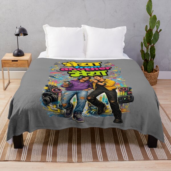 Item preview, Bhaiya from another Maiya - Music Lovers / Musicians | Quirky Hindi Theme Tshirt designed and sold by freezed-frames.
