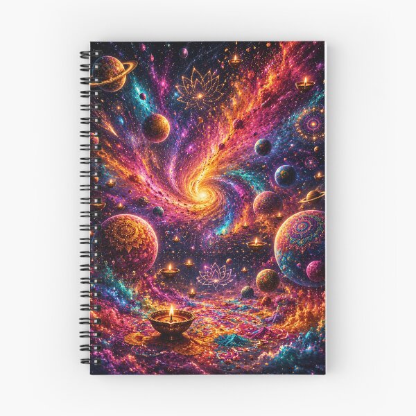 Item preview, Cosmic Holi Universe Explosion | Hindu Galaxy Festival Fantasy Art designed and sold by Homyar.