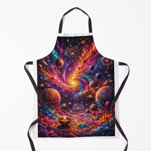 Item preview, Cosmic Holi Universe Explosion | Hindu Galaxy Festival Fantasy Art designed and sold by Homyar.