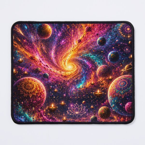 Item preview, Cosmic Holi Universe Explosion | Hindu Galaxy Festival Fantasy Art designed and sold by Homyar.