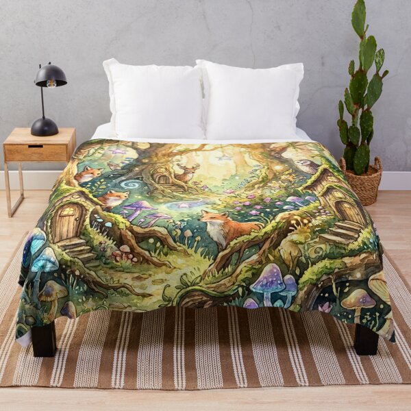 Item preview, Whimsical Enchanted Woodland Animal Village designed and sold by Petal & Pattern Co.