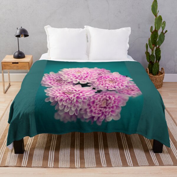 Item preview, Pink daisies on green background designed and sold by olena2552.