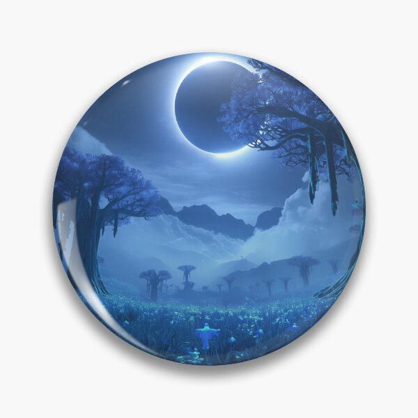 Item preview, Eclipse Forest Sanctuary Fantasy Alien Landscape designed and sold by Luminous Wilds.