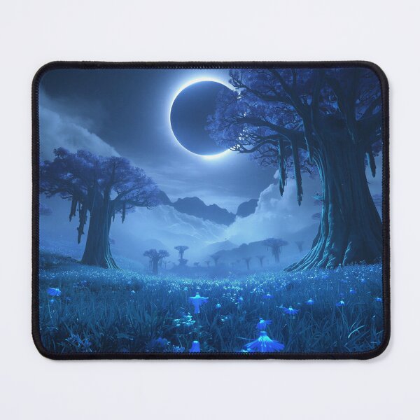 Item preview, Eclipse Forest Sanctuary Fantasy Alien Landscape designed and sold by Luminous Wilds.