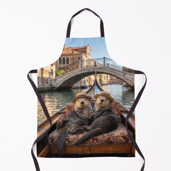 Item preview, Otters Snuggle in Venice Gondola designed and sold by Tridentulus.