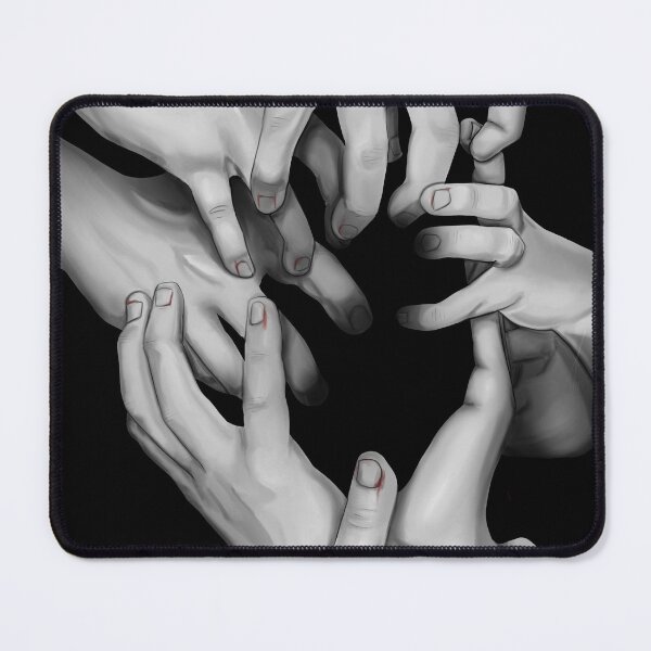 Item preview, “Self Portrait” Dramatic Hands Illustration designed and sold by Unsteadiii.