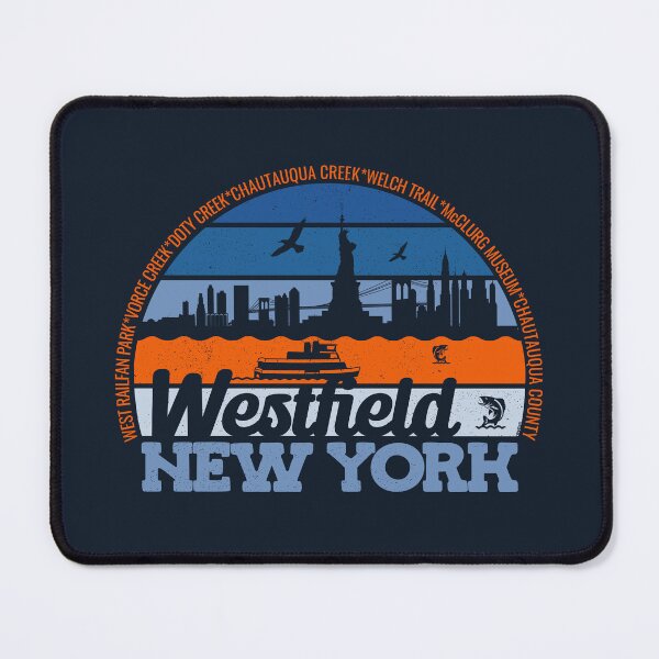 Item preview, Westfield New York Sunset Retro Vintage Local Pride Logo designed and sold by CRHPOD20.