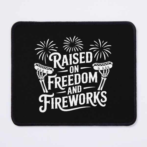 Item preview, Raised On Freedom And Fireworks designed and sold by theartfulaspie.