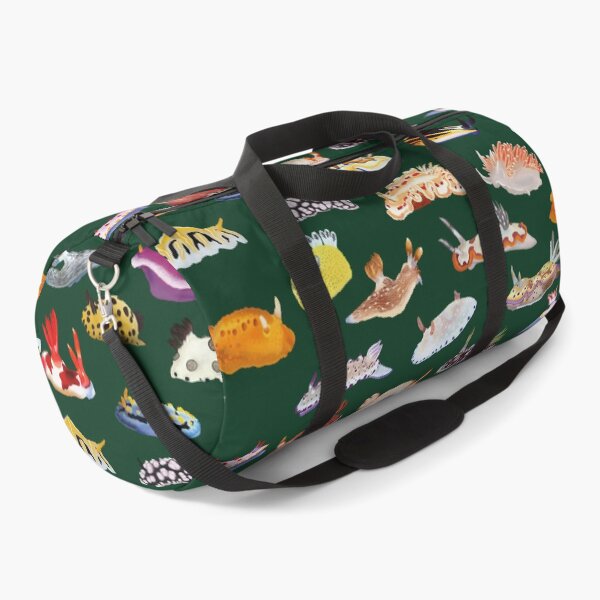 Item preview, Pattern 27 Nudibranch - sea slug - dark green designed and sold by Poulpimousse.