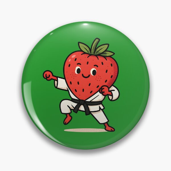 Item preview, Karate Strawberry In Action designed and sold by AlchemyColor.