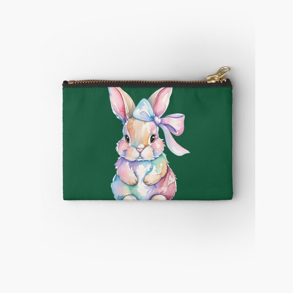Item preview, Rabbit Watercolor Floral Spring Cottagecore  designed and sold by AliesKaruta.
