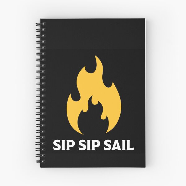 Item preview, Sip Sip Sail - Black designed and sold by PharosBrands.