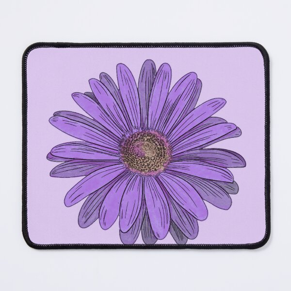 Item preview, Minimal Lavender Daisy Aesthetic | Purple Botanical Flower Art designed and sold by MysticPurpleHue.