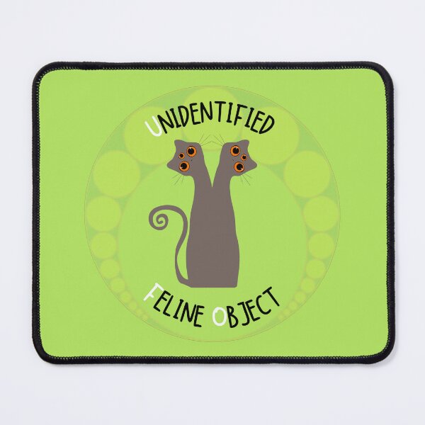 Item preview, Alien Cat Unidentified Feline Object designed and sold by SashimiCatDesigns.