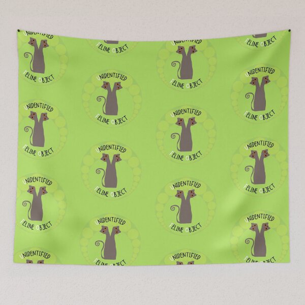 Item preview, Alien Cat Unidentified Feline Object designed and sold by SashimiCatDesigns.