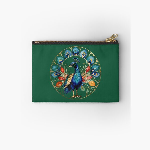 Item preview, Watercolor Peacock Feather Mandala Botanical designed and sold by AliesKaruta.