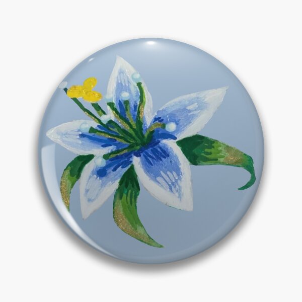 Item preview, Silent Princess Flower Painting  designed and sold by AnubisAltarArt.