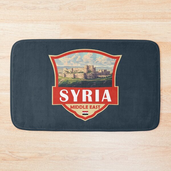 Item preview, Syria Illustration Retro Badge designed and sold by KrisSidDesigns.