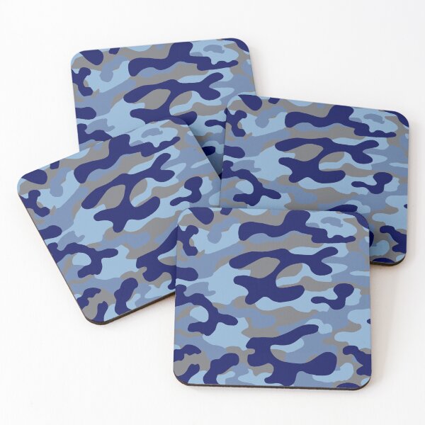 Item preview, Blue Tactical Camouflage Pattern  designed and sold by Phat Dog Designs .