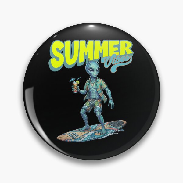 Item preview, Summer Vibes Alien designed and sold by ReneMM.