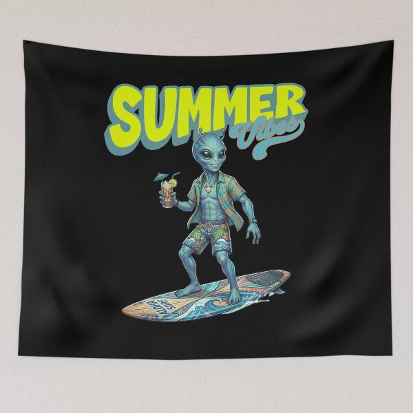 Item preview, Summer Vibes Alien designed and sold by ReneMM.