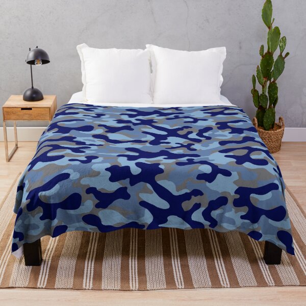 Item preview, Blue Tactical Camouflage Pattern  designed and sold by Phat Dog Designs .