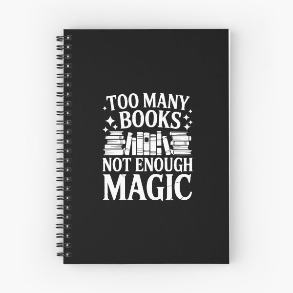 Item preview, Too Many Books Not Enough Magic designed and sold by theartfulaspie.
