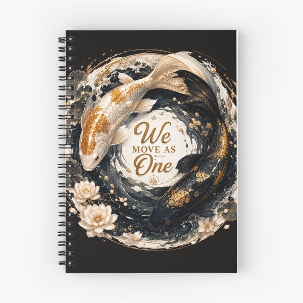 Item preview, We Move As One, Koi Fish Yin Yang Art, Romantic Japanese Love Design designed and sold by JagrDesigns.