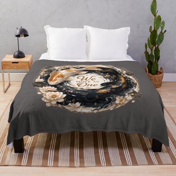 Item preview, We Move As One, Koi Fish Yin Yang Art, Romantic Japanese Love Design designed and sold by JagrDesigns.