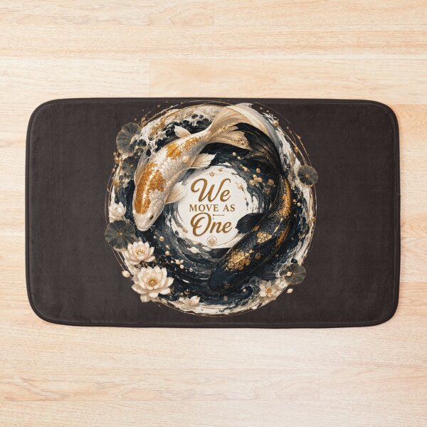 Item preview, We Move As One, Koi Fish Yin Yang Art, Romantic Japanese Love Design designed and sold by JagrDesigns.