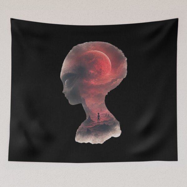 Item preview, Moon in an alien designed and sold by ReneMM.