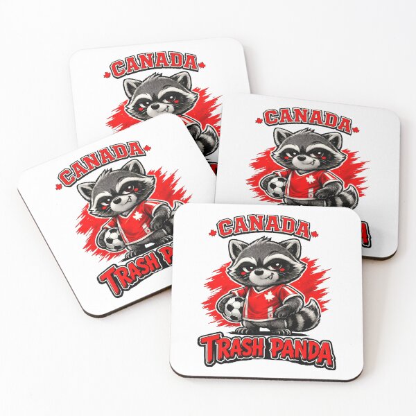 Item preview, Cute Trash Panda Soccer Raccoon Toronto Kawaii Animal Gift designed and sold by DreamyTupelo.