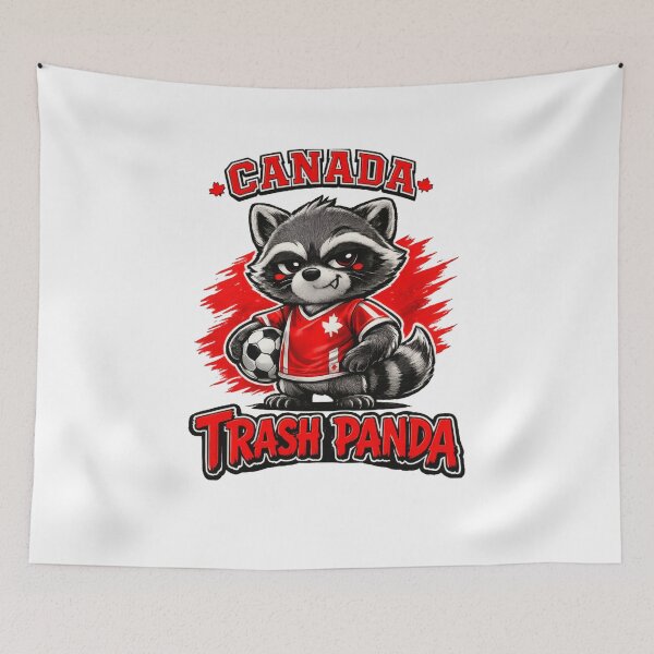 Item preview, Cute Trash Panda Soccer Raccoon Toronto Kawaii Animal Gift designed and sold by DreamyTupelo.