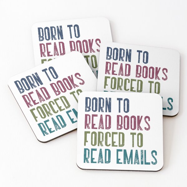 Item preview, Born To Read Books Forced To Read Emails Book Lover Office Professional designed and sold by RetroMini2026.