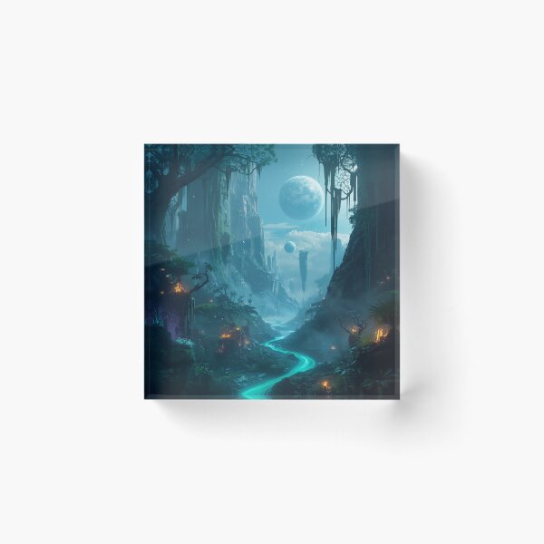 Item preview, Skyroot Jungle Fantasy Alien Landscape designed and sold by Luminous Wilds.