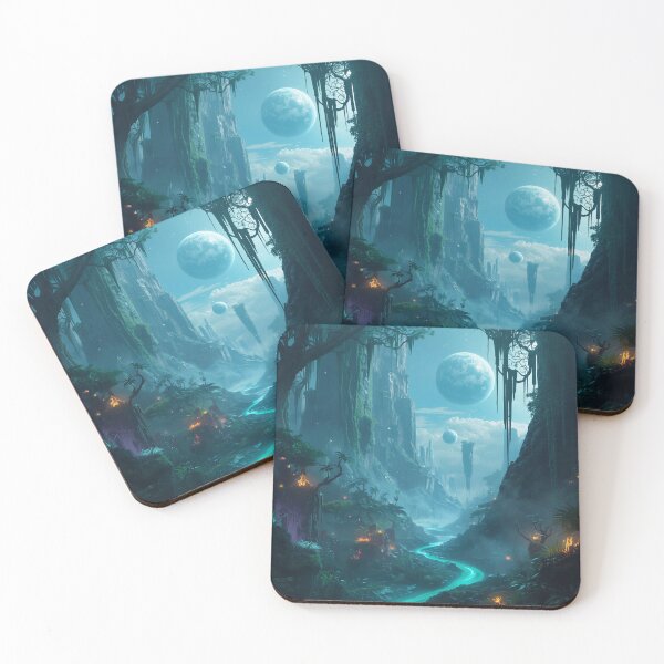 Item preview, Skyroot Jungle Fantasy Alien Landscape designed and sold by Luminous Wilds.