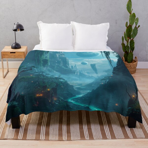 Item preview, Skyroot Jungle Fantasy Alien Landscape designed and sold by Luminous Wilds.