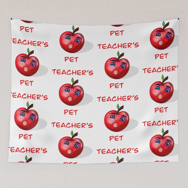 Item preview, Teacher appreciation gift - Teachers pet  with Smiling anime manga red apple designed and sold by Artonmytee.