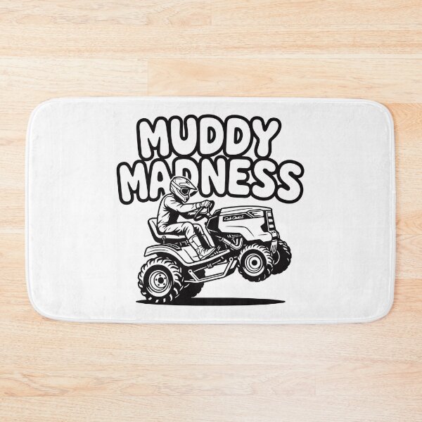 Item preview, Lawnmower Racing - Muddy Madness - Lawn Mower Racing designed and sold by RaceDayRags.