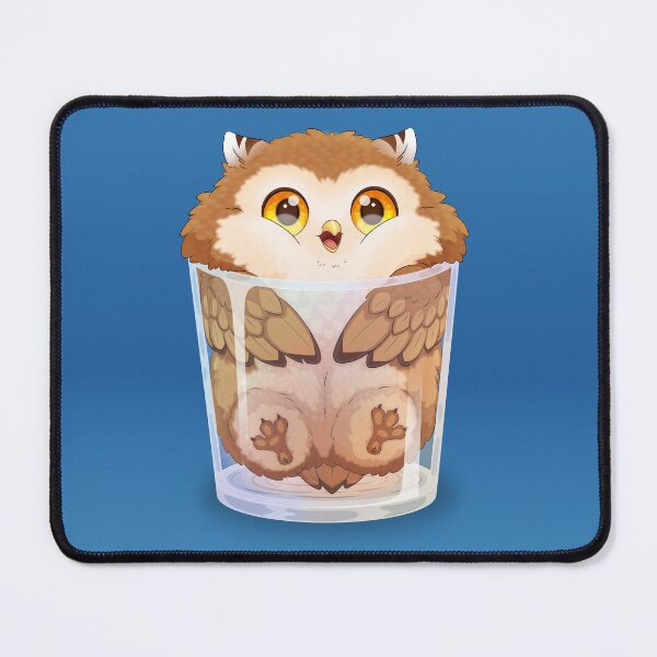 Item preview, Cute owl in a glass designed and sold by pioupiooou.