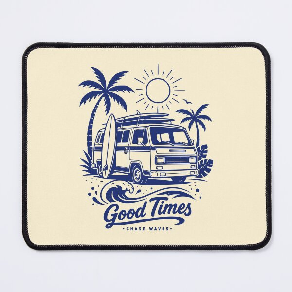 Item preview, Vintage Surf Bus Good Times Chase Waves designed and sold by 89shirts.