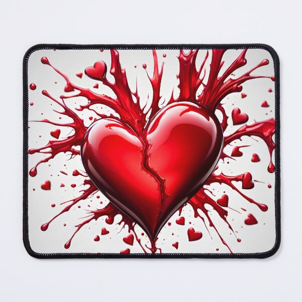 Item preview, Shattered Passion – Splatter Broken Heart designed and sold by UmSkelig834.