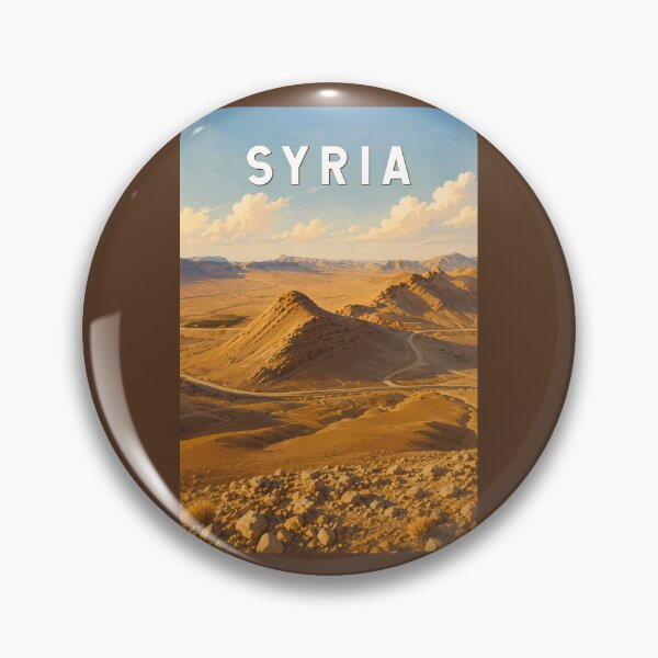 Item preview, Syria Illustration Travel Art Vintage designed and sold by KrisSidDesigns.
