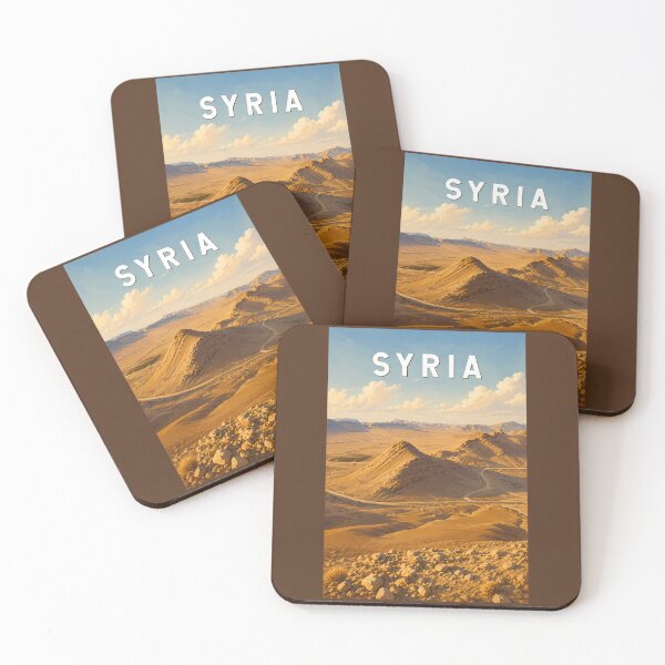 Item preview, Syria Illustration Travel Art Vintage designed and sold by KrisSidDesigns.