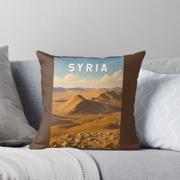 Item preview, Syria Illustration Travel Art Vintage designed and sold by KrisSidDesigns.