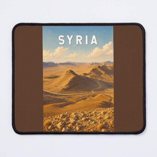 Item preview, Syria Illustration Travel Art Vintage designed and sold by KrisSidDesigns.