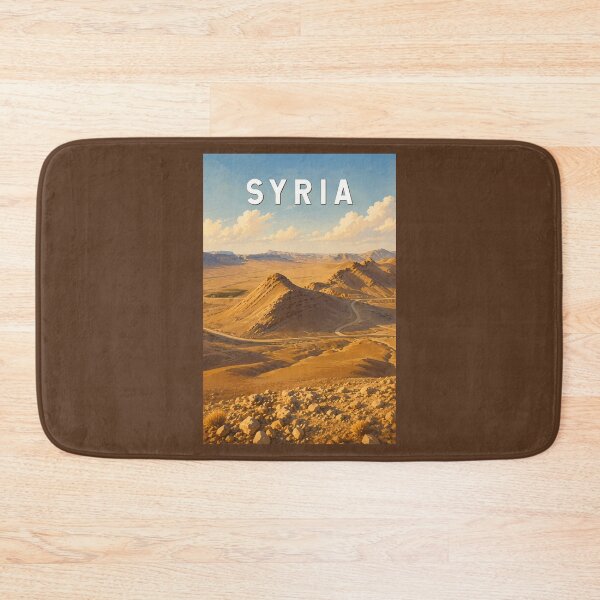 Item preview, Syria Illustration Travel Art Vintage designed and sold by KrisSidDesigns.