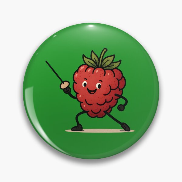 Item preview, Funny Raspberry Doing Fencing designed and sold by AlchemyColor.